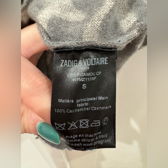 Zadig & Voltaire Small Camo Long Sleeved Top. ⚡️💞 - Picture 5 of 5